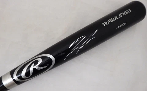 Ronald Acuna Jr. Atlanta Braves Signed Black Rawlings Baseball Bat Cover
