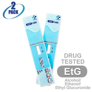 Mintegrity [2pk] Ethyl Glucuronide (EtG) Dip Card Urine Drug Test #MI-WETG-114 - Picture 1 of 9