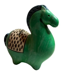 Vintage Bitossi Aldo Londi STYLE Trojan Horse MCM Figure Coin Bank Folk Art - Picture 1 of 12