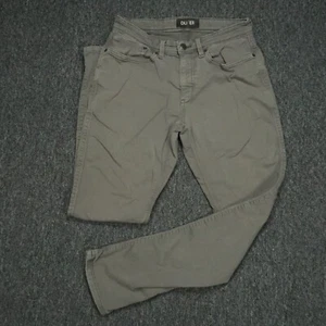 DUER Pants Men 32x32 Gray No Sweat Relaxed Taper 5 Pocket Chino Trousers - Picture 1 of 13