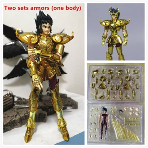 CS Saint Seiya Cloth Myth EX Gold LC Capricorn Shura model 2 sets metal cloth - Picture 1 of 12