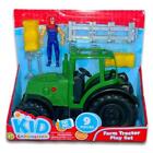 Kid Connection 9 Piece Farm Tractor Play Set with Lights and Sound - Brand New