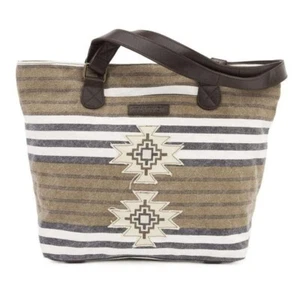 Borsa a tracolla Bella Taylor Ryn 11" L x 5" L x 11" marrone bianco ebano tela azteca - Foto 1 di 3