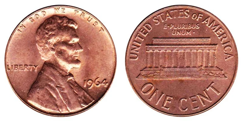 1964 P Lincoln Memorial Mint  from Mint Rolls - Image 1 of 1