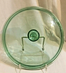 Replacement Round Green Glass Lid Cover 9 1/2" O D And 9 1/8" ID #10 - Picture 1 of 7