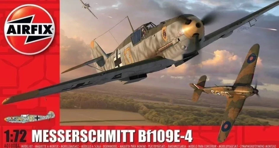 Airfix 01008A MESSERSCHMITT BF109E-4 SCALA 1/72 NUOVO - Immagine 1 di 1