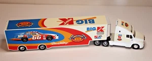 Racing Champions Team Transporter Semi #66 Darrell Waltrip Big K Mart 1/64 - Picture 1 of 14