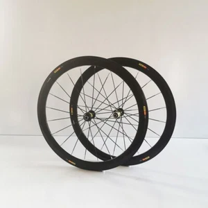 700C 50mm Bicycle Wheels Road Bike V Brake Clincher Wheelset 20H Cosmic Elite - Picture 1 of 22