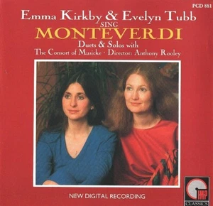 Emma Kirkby & Evelyn Tubb - Monteverdi Duets and Solos (CD 1987) - Picture 1 of 2