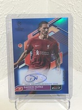 2022-23 Topps Finest Darwin Nunez Autograph  Auto Liverpool Blue Refractor /150