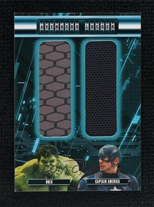 2015 Upper Deck Marvel Avengers: Age of Ultron Hulk Captain America #AL2-HC 0i8y