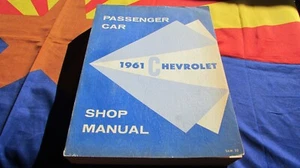 FACTORY CHEVROLET COMPLETE SERVICE/REPAIR MANUAL 1961 PASSENGER CAR MODELS - Foto 1 di 10