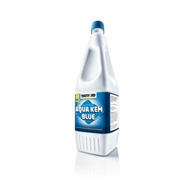 AQUA KEM 2 LITRI THETFORD - LIQUIDO PER SERBATOIO AQUE NERE WC CAMPER