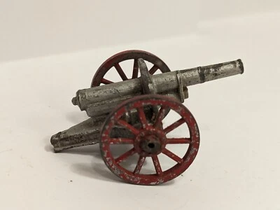 Vintage Barclay Manoil Military Canon with Wheeled Base, 3" - Image 1 of 4