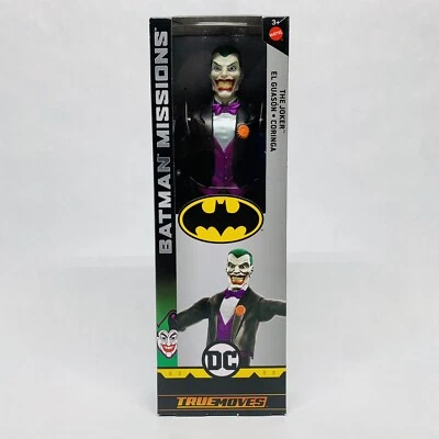 🃏✅ Figura Mattel DC Comics Batman Missions True-Moves The Joker FVM73 Foto 1 de 3