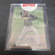 Topps Handwritten Autograph Mlb Padres Kim Ha-Sung Rookie Card