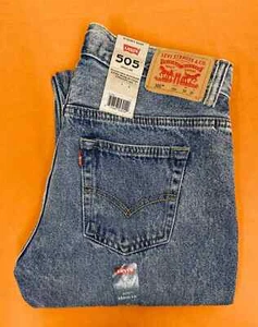 Levi's 505 Blue Jeans Size 10 Husky 30x26 - Picture 1 of 6