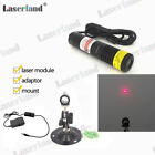 22x100mm 650nm 200mw Red Dot Laser Module Diode Ld + Mount+ Adapter