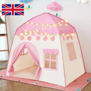 Childrens Kids Pop Up Play Tent Girls Boys Playhouse In/Outdoor Princess Castle - Picture 1 of 16