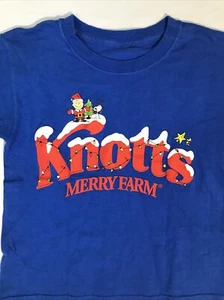 Knott’s Merry Farm T-Shirt/Kid’s Size XS/ Blue w Charlie Brown, Snoopy, Woodstoc - Picture 1 of 12