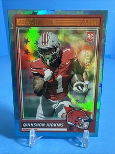 2025 Score Quinshon Judkins Blue Stars Holo 285/499 RC Browns Fútbol (38) - Imagen 1 de 5