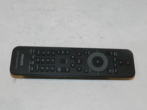 Genuine Philips Black Home Theater System Remote Control With Battery Cover - Picture 1 of 2