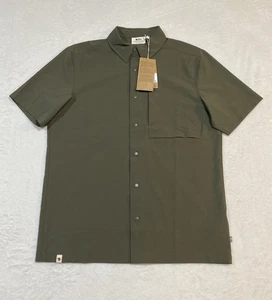 Fjallraven Mens High Coast Pack Shirt SS Green Size M Outdoors NWT MSRP $95 - Picture 1 of 11