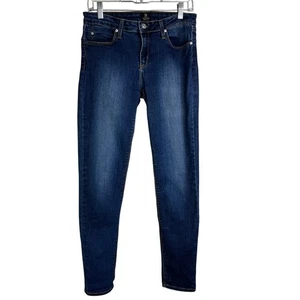 JB Just Black Skinny Jeans Damen 31 Blau Denim Dark Wash Baumwolle Mid-Rise Stretch - Bild 1 von 9