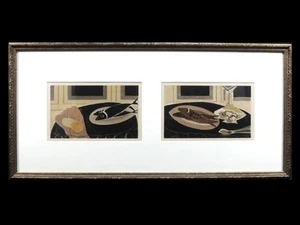 Georges Braque Black Fish with Pitcher Lithograph Set Cubism ed.225 - Picture 1 of 8