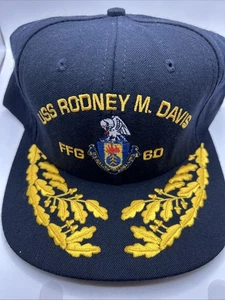 Gorra de béisbol USS Rodney M Davis FFG-60 talla grande apta para todos cierre a presión H-84c - Imagen 1 de 6