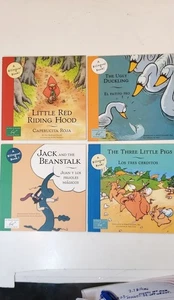 Jack And Bean Stalk,3 Little Pigs,The Ugly Duckling,Little Red Riding Hood, - Picture 1 of 17