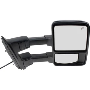 Tow Mirror For 2011-16 Ford F450 Super Duty RH Power Fold Heat Light with Memory - Picture 1 of 7