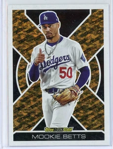 2025 Topps Update Mookie Betts #BG-21 Black Gold Dodgers - Picture 1 of 2
