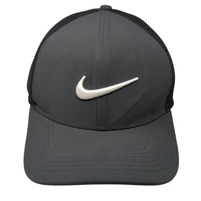 Nike Dri-Fit Snapback Trucker Hat Black One Size Adjustable Mesh Back Classic99 - Image 1 of 4
