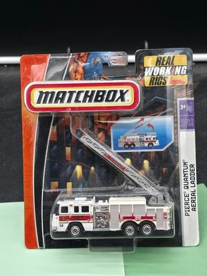 Matchbox Plataformas de Trabajo Real Pierce Quantum Escalera Aérea - Metropolitan City Fire Foto 1 de 2