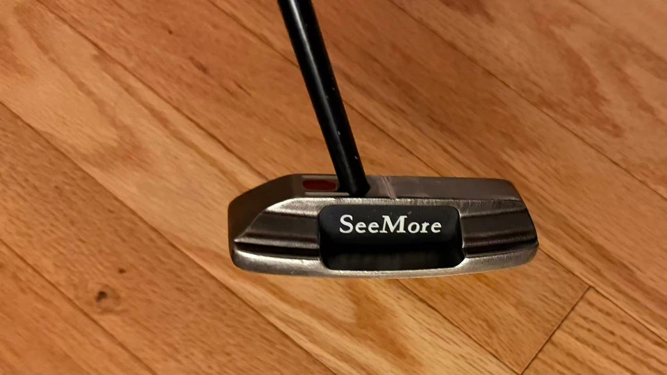 32" SeeMore Si2 Milled Face Black Center-Shafted Putter Golf Club Right hand - Image 1 of 4