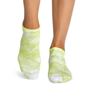 Tavi Noir Savvy green tie dye Grip Socks NWT Size Large - Picture 1 of 4