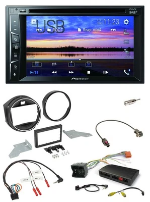 Pioneer Bluetooth 2DIN USB DVD DAB Lenkrad Autoradio für BMW Mini F55/F56 2013-2 - Bild 1 von 4