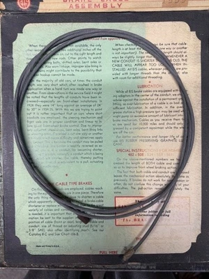 Cable de freno de mano NOS EIS Nash 1941 78 cable de 5/8 pulgadas Foto 1 de 3