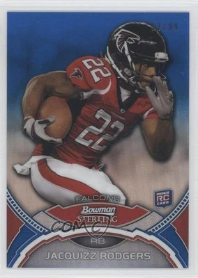 2011 Bowman Sterling Blue Refractor /99 Jacquizz Rodgers #8 Rookie RC - Image 1 of 2