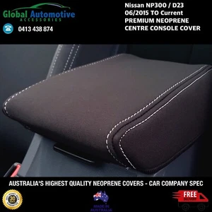 FITS Nissan NP300 D23 Navara Neoprene Centre Console Cover - DX RX ST ST-X N-TEC - Picture 1 of 7
