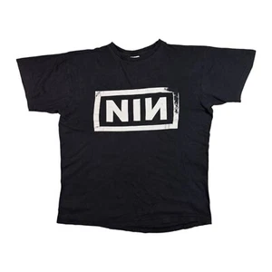 Vintage Nine Inch Nails T-Shirt Industrial Rock Alternative Metal Band schwarz Tee - Bild 1 von 3