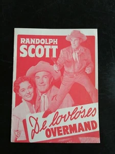 Danish movie program " Riding Shotgun " Randolph Scott.Wayne Morris. - Picture 1 of 5