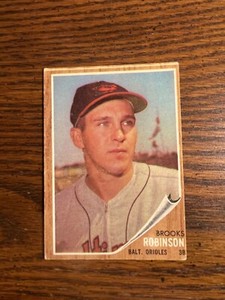 1962 TOPPS BASEBALL CARD #45 BROOKS ROBINSON EX+/EXMT!!!!!!!!!