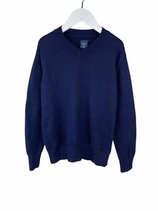Gap Kids, Boys' V-neck Sweater, Navy, Size S (6-7) - Picture 1 of 3