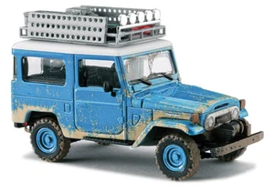 HO 1:87 Busch # 43023 - 1960 Toyota Land Cruiser J4 techo rígido SUV con portaequipajes - Nosotros - Imagen 1 de 1