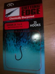 FISHING HOOKS KOKODA SUICIDE RED - Picture 1 of 2
