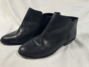 Alex Marie Black Ankle Boots Side Zipper Size 8 - Picture 1 of 8