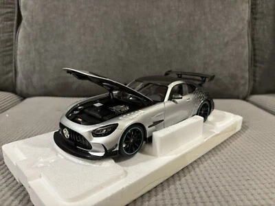 1/18 Minichamps Mercedes Benz AMG GT Black Series Silver Star Diecast Limited - Image 1 of 4