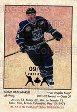 2002-03 Parkhurst Retro Fall Expo #43 Adam Deadmarsh